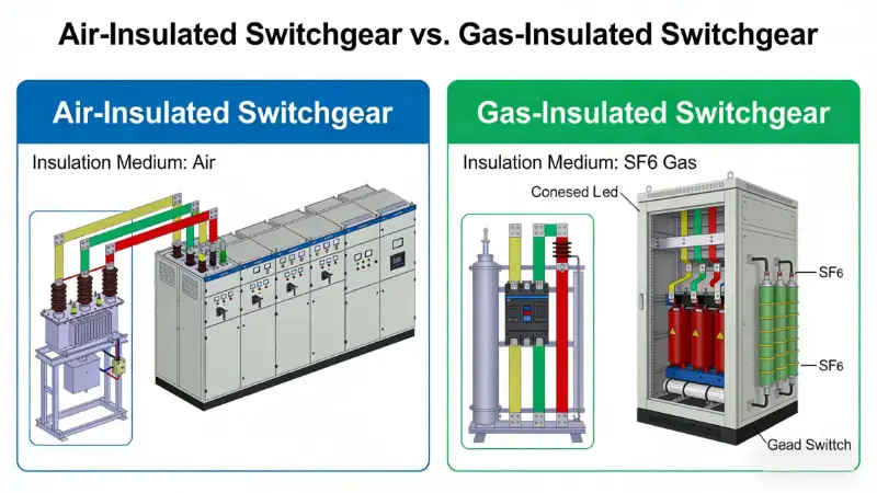 Apa perbedaan antara switchgear AIS dan GIS?