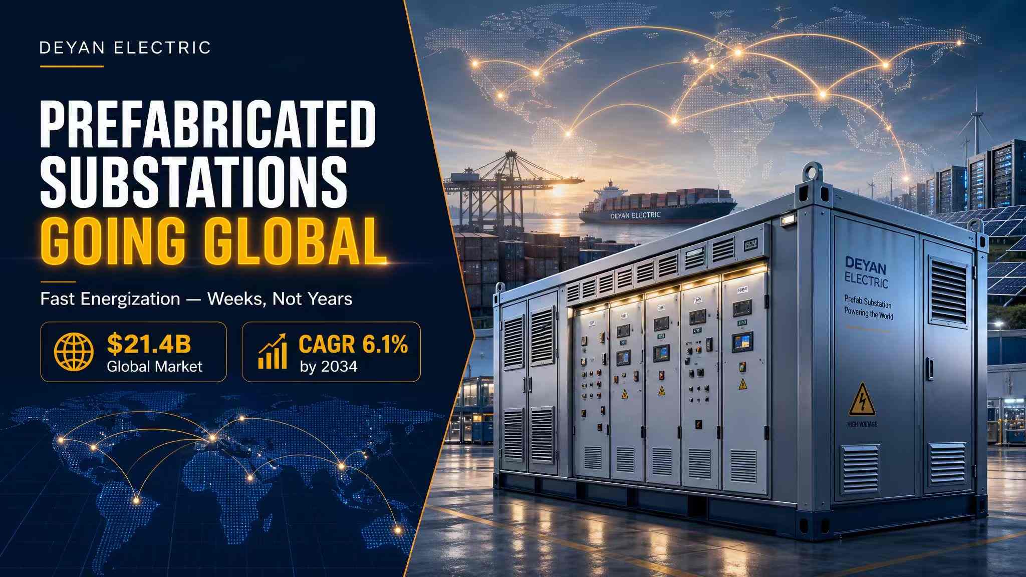 Gardu Induk Prefabrikasi Menjadi Global: Mengapa Kontraktor EPC Luar Negeri dan Pusat Data AI Berlomba untuk Melakukan Pemesanan